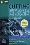 New Cutting Edge Pre-Intermediate Students Book and CD-Rom Pack w sklepie internetowym Libristo.pl