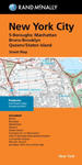 Rand McNally Folded Map: New York City 5 Boroughs Street Map w sklepie internetowym Libristo.pl