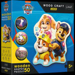 Puzzle 50 drewniane Wood Craft Junior Zabawny Psi Patrol 20240 w sklepie internetowym Libristo.pl