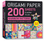 Origami Paper 200 sheets Rainbow Patterns 6" (15 cm) w sklepie internetowym Libristo.pl