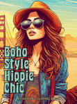 Boho Style Hippie Chic - A Fashion Coloring Book w sklepie internetowym Libristo.pl