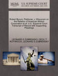 Robert Borum, Petitioner, V. Wisconsin on the Relation of American Motors Corporation Et Al. U.S. Supreme Court Transcript of Record with Supporting P w sklepie internetowym Libristo.pl