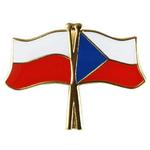 Przypinka, pin flaga Polska-Czechy w sklepie internetowym SteelBlue