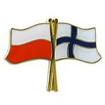 Przypinka, pin flaga Polska-Finlandia w sklepie internetowym SteelBlue