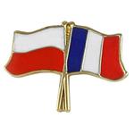 Przypinka, pin flaga Polska-Francja w sklepie internetowym SteelBlue