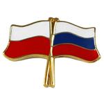 Przypinka, pin flaga Polska-Rosja w sklepie internetowym SteelBlue