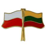 Przypinka, pin flaga Polska-Litwa w sklepie internetowym SteelBlue