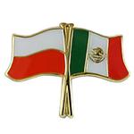Przypinka, pin flaga Polska-Meksyk w sklepie internetowym SteelBlue