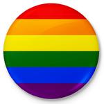 Mini button przypinka, pin flaga LGBT w sklepie internetowym SteelBlue