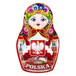Magnes na lodówkę Matrioszka - Polska folk w sklepie internetowym SteelBlue