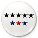 Button przypinka, pin 8 gwiazd, 8G w sklepie internetowym SteelBlue