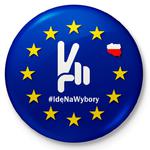 Button magnes na lodówkę Idę na wybory Unia Europejska w sklepie internetowym SteelBlue