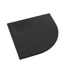 Brodzik kompozytowy Stabilsound Plus® Protos Black Stone 90x90x3,5 cm R55, półokrągły, produkcji Schedline, nr kat.: 3SP.P1O-9090/C/ST-M1/C/ST w sklepie internetowym Stylowalazienka.pl