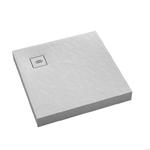 Brodzik akrylowy zintegrowany z nośnikiem Stabilsound Plus® oraz obudową akrylową przeciągniętą do podłogi NonLimits White Stone 100x100x12 cm, kwadratowy, produkcji Schedline, nr kat.: 3ST.N1K w sklepie internetowym Stylowalazienka.pl