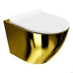 Miska wisząca wc Sofi Slim Gold/White, producent: Lavita, nr kat.: 5900378314660 w sklepie internetowym Stylowalazienka.pl