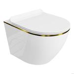 Miska wisząca wc Sofi Slim Gold Line, producent: Lavita, nr kat.: 5900378319054 w sklepie internetowym Stylowalazienka.pl