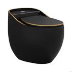 Kompakt WC SILIA RIM Black/Gold line, producent: Lavita, nr kat.: 5900378332510 w sklepie internetowym Stylowalazienka.pl