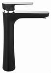 ALGEO SQUARE BLACK/CHROME bateria umywalkowa stojąca nablatowa, czarny/chrom, nr kat.: BAQ2LBLC, producent Ferro w sklepie internetowym Stylowalazienka.pl