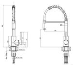 HELIX bateria kuchenna chrom - nr kat:2091700 w sklepie internetowym Stylowalazienka.pl