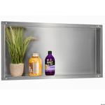 Balneo Wall Box No rim Inox Półka wnękowa bez kołnierza 60 x 30 x 10 cm ze stali nierdzewnej szczotkowanej, producent: Balneo, nr kat.: OB-IN4-NR w sklepie internetowym Stylowalazienka.pl