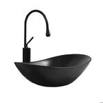 VELDMAN UMYWALKA CERAMICZNA NABLATOWA ZUZAN BLACK w sklepie internetowym Stylowalazienka.pl