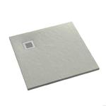 Brodzik kompozytowy Stabilsound Plus® Kalait Cement Stone 80x80x3,5 cm, kwadratowy, producent: Schedpol, numer kat.: 3.3100/CT/ST-M2 w sklepie internetowym Stylowalazienka.pl