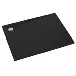 Brodzik kompozytowy Stabilsound Plus® Etrusco Black Stone 70x80x3 cm, prostokątny, producent: Schedpol, numer kat.: 3.468/C/ST w sklepie internetowym Stylowalazienka.pl