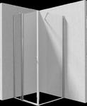 Drzwi + ścianka uchylne prysznicowe firmy Deante, kolor: chrom, nr katalogowy: KTSU042P KTS_030P Kabina narożna: ścianka 100 cm + drzwi uchylne 80 cm w sklepie internetowym Stylowalazienka.pl