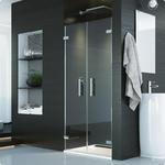 Drzwi prysznicowe dwuczęściowe Pur produkcji SanSwiss PUR2SM11007 w sklepie internetowym Stylowalazienka.pl