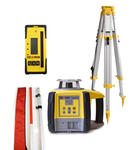 Niwelator laserowy GeoMax Zone 20HV z odbiornikiem GeoMax ZRP105 Pro oraz łatą laserową i statywem aluminiowym w sklepie internetowym sklepgeodety.pl