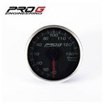 Wskaźnik temperatury wody Pro G Race Series RS °C 52mm (amber red) PRG-21025-G2 w sklepie internetowym Rpmotorsport.pl