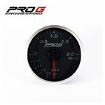 Wskaźnik ciśnienia doładowania Pro G Race Series RS 2 BAR 52mm (biały) PRG-24015-G2 w sklepie internetowym Rpmotorsport.pl