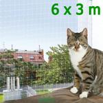 Siatka ochronna dla kota balkon okno 6x3m Trixie - 6 x 3 m w sklepie internetowym ZdrowyZwierzak.pl