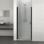 ELITE BLACK Drzwi prysznicowe do wnęki skrzydłowe 80x195 cm T80B Sanotechnik w sklepie internetowym Kąpielowy.pl