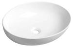 Umywalka nablatowa ceramiczna 51,5 x 14,5 x 39 cm biały OFELIE AR433 Sapho w sklepie internetowym Kąpielowy.pl