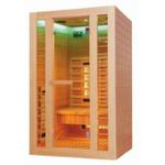 2 osobowa sauna na podczerwień SAFIR 120x105x190 cm H10120 Sanotechnik w sklepie internetowym Kąpielowy.pl