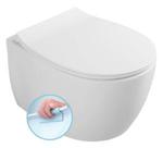 Miska WC podwieszana biały RIMLESS 36 x 51 cm SENTIMENTI 10AR02010SV Isvea w sklepie internetowym Kąpielowy.pl