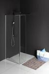 Kabina prysznicowa Walk-in 100 x 80 x 200 cm lewa szkło czyste MODULAR SHOWER MS2A100MS2B80L Polysan w sklepie internetowym Kąpielowy.pl