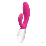 Wibrator ze stymulatorem - Lelo Ina Wave Vibrator różowy w sklepie internetowym PokojRozkoszy.pl 