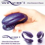 Wibrator We-Vibe II fioletowy (Violet) - Wodoodporny Stymulator Łechtaczki i pkt G w sklepie internetowym PokojRozkoszy.pl 
