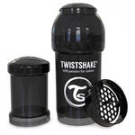 Twistshake - Antykolkowa butelka do karmienia, czarna 180ml w sklepie internetowym Scandinavianbaby.pl