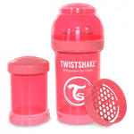 Twistshake - Antykolkowa butelka do karmienia, brzoskwiniowa 180ml w sklepie internetowym Scandinavianbaby.pl