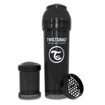 Twistshake - Antykolkowa butelka do karmienia, czarna 330ml w sklepie internetowym Scandinavianbaby.pl
