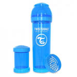 Twistshake - Antykolkowa butelka do karmienia, niebieska 330ml w sklepie internetowym Scandinavianbaby.pl