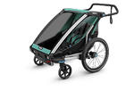 Przyczepka rowerowa dla dziecka - THULE Chariot Lite 2 - morska/czarna w sklepie internetowym Scandinavianbaby.pl