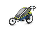 Wózek do biegania - THULE Chariot Sport 1 - zielony/niebieski w sklepie internetowym Scandinavianbaby.pl