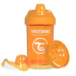 Twistshake - Kubek niekapek z mikserem do owoców, pomarańczowy 300ml w sklepie internetowym Scandinavianbaby.pl