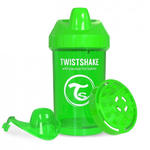 Twistshake - Kubek niekapek z mikserem do owoców, zielony 300ml w sklepie internetowym Scandinavianbaby.pl