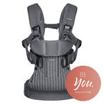 BABYBJORN ONE - nosidełko ergonomiczne, Paski - Szare w sklepie internetowym Scandinavianbaby.pl