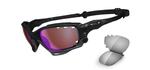 Oakley Okulary RACING JACKET Polished Black/VR28 Blue Iridium & Light Grey OO9171-05 - OO9171-05 w sklepie internetowym O-Shop.com